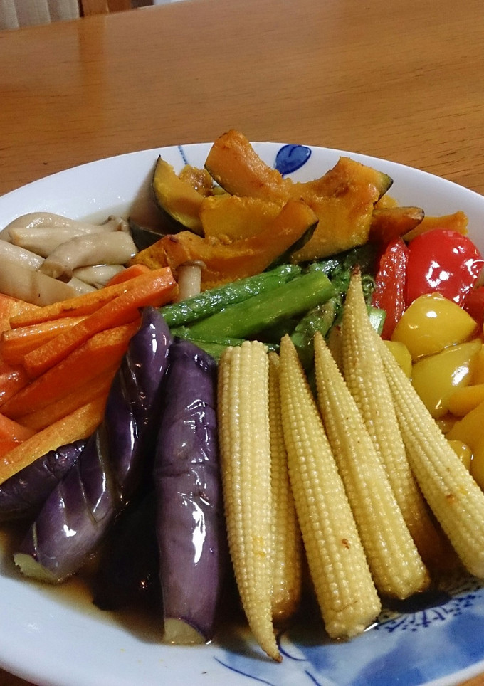 夏野菜の揚げびたし-レシピのメイン写真