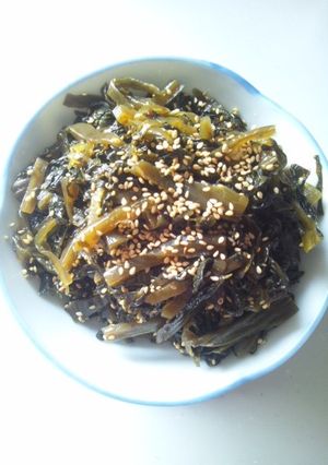 高菜の古漬け　炒め煮-レシピのメイン写真