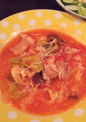 野菜たっぷりチキンのトマトクリーム煮-レシピのメイン写真