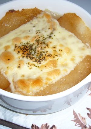 お店の味！簡単オニオングラタンスープ☆-レシピのメイン写真