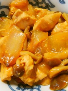 鶏むね肉としめじの簡単オイスターマヨ炒め-レシピのメイン写真