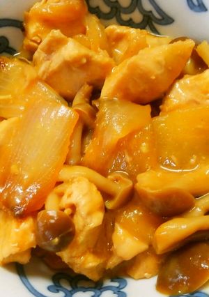 鶏むね肉としめじの簡単オイスターマヨ炒め-レシピのメイン写真