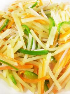 じゃがいもとピーマンの炒めもの-レシピのメイン写真
