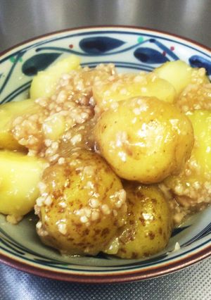 ジャガイモのそぼろ煮-レシピのメイン写真