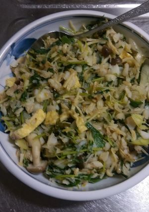 ３月２日晩飯【すきみ鱈の辛味噌炒め】-レシピのメイン写真
