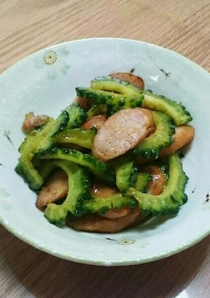 ゴーヤとウインナーのカレー炒め☆お弁当に-レシピのメイン写真