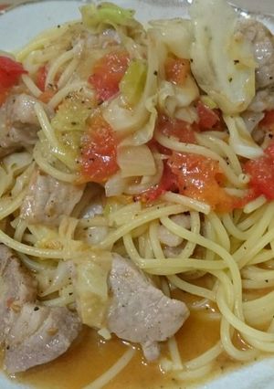 塩ダレ*スパゲッティー-レシピのメイン写真