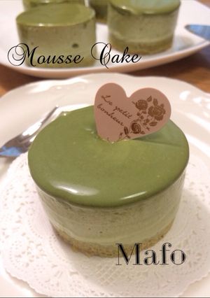 抹茶のムースケーキ-レシピのメイン写真