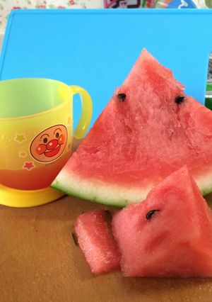 水切りネットで、簡単スイカジュース-レシピのメイン写真