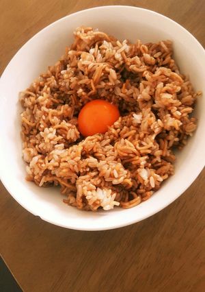 余った即席やきそばで4倍！？そばめし-レシピのメイン写真