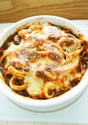 とろーり♪汁なし！焼きカレーうどん-レシピのメイン写真