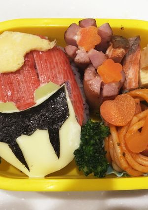 キャラ弁 ジュウオウゴリラ-レシピのメイン写真