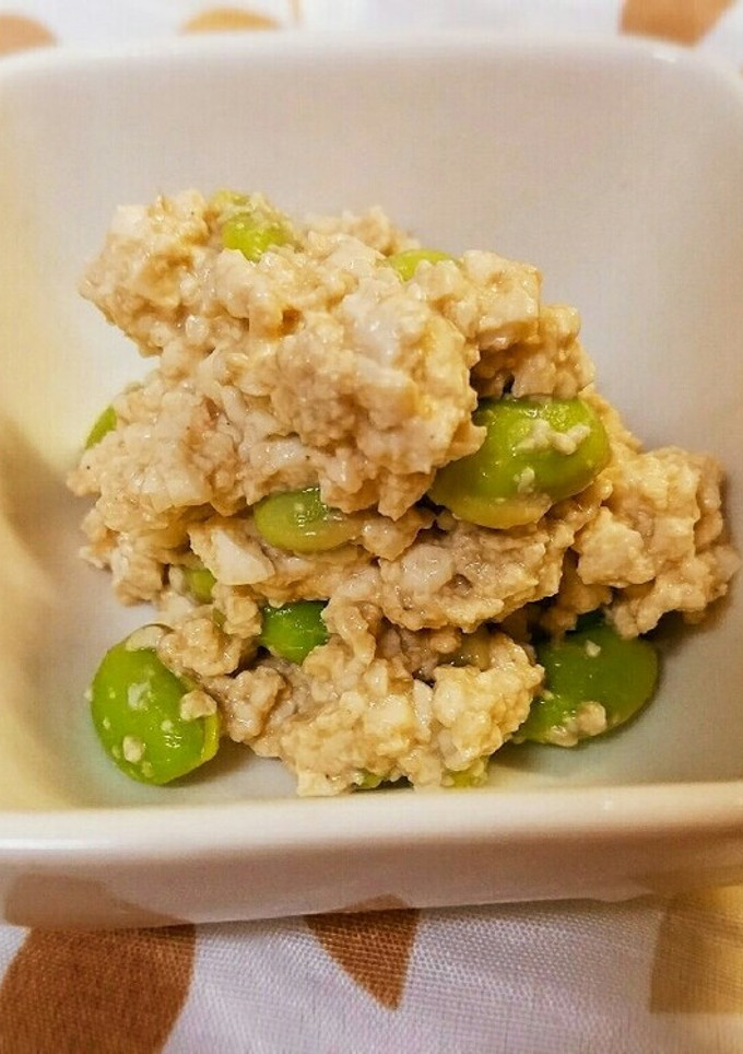ゴマの風味が◎枝豆の白和え-レシピのメイン写真