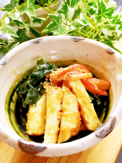 魚河岸揚げで5分で酢味噌和え-レシピのメイン写真