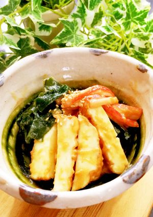 魚河岸揚げで5分で酢味噌和え-レシピのメイン写真
