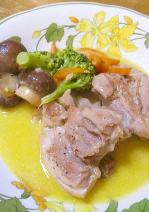 鶏肉の白ワイン煮-レシピのメイン写真