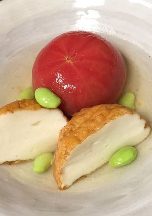 魚河岸あげとまるごとトマトの冷やし鉢-レシピのメイン写真