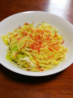 ☆きゃべつと小えびと豚挽き肉のパスタ☆-レシピのメイン写真