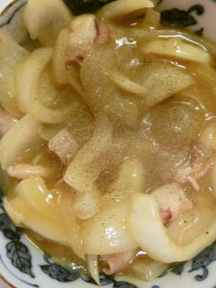 イカと玉ねぎのカレーあんかけ炒め-レシピのメイン写真