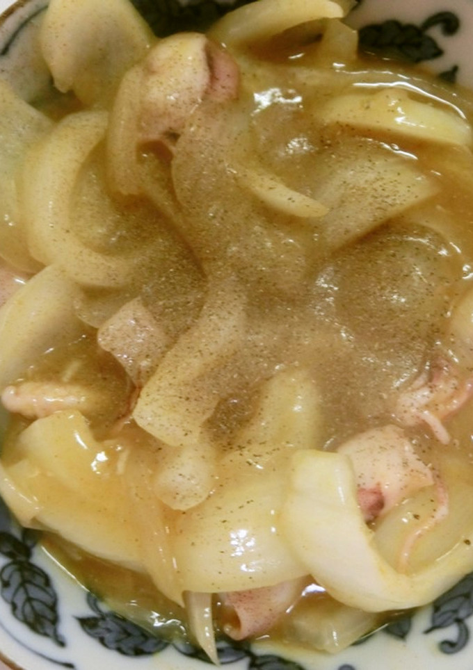 イカと玉ねぎのカレーあんかけ炒め-レシピのメイン写真