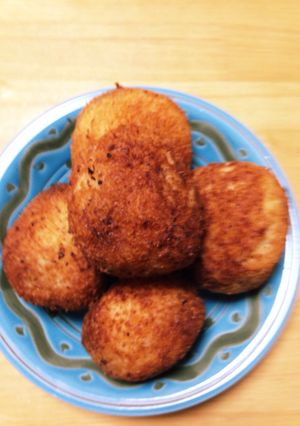 簡単に♪残ったカレーでライスコロッケ-レシピのメイン写真
