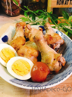 梅干しで☆手羽元のさっぱり煮。-レシピのメイン写真