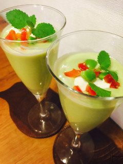 冷たくてとろ~り 枝豆ムース☆彡-レシピのメイン写真