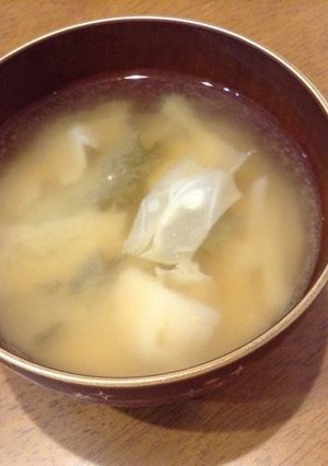 ほうじ茶入りのお味噌汁-レシピのメイン写真