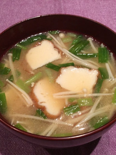*魚河岸あげとえのきのお味噌汁-レシピのメイン写真