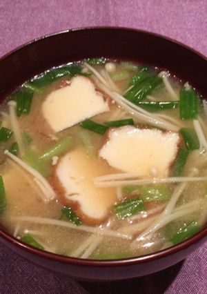 ＊魚河岸あげとえのきのお味噌汁-レシピのメイン写真