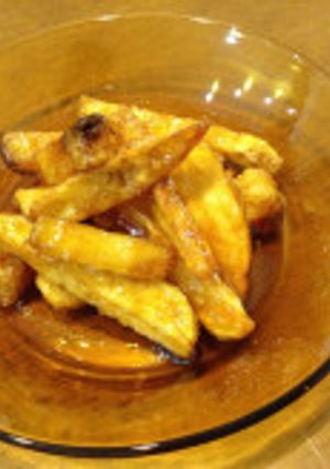 さつまいものほうじ茶飴がけスイーツ-レシピのメイン写真