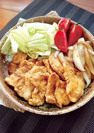 簡単節約☆鶏胸肉で焼肉。-レシピのメイン写真