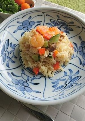 簡単エビピラフ-レシピのメイン写真