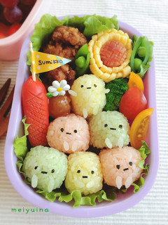 すみっコぐらしのキャラ弁 たぴおか-レシピのメイン写真