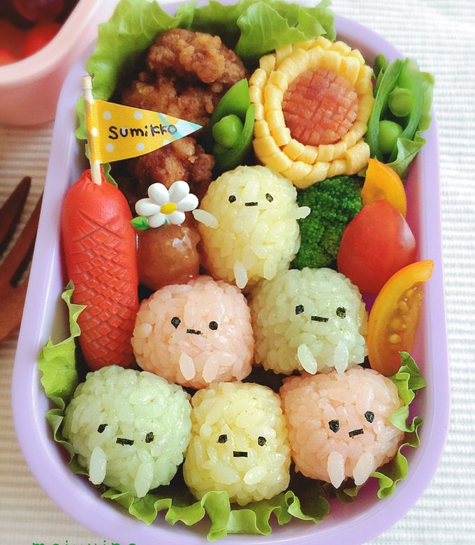 すみっコぐらしのキャラ弁 たぴおか by meiyuina 【クックパッド