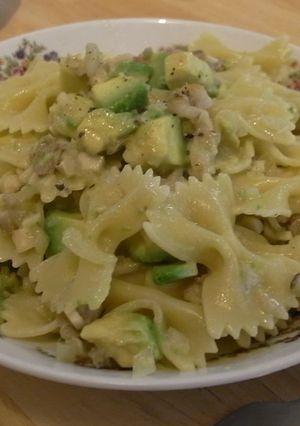豚肉アボカドきのこのショートパスタ-レシピのメイン写真