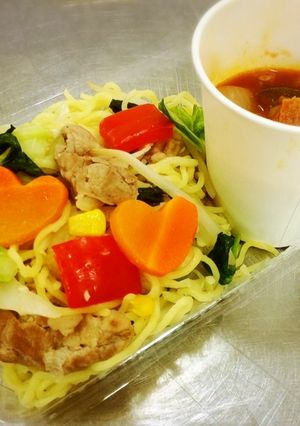 野菜たっぷり塩焼きそば&イタリアンつけ麺-レシピのメイン写真
