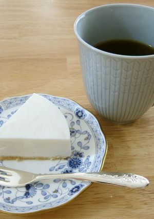 甘さ控えめ口どけなめらかヨーグルトケーキ-レシピのメイン写真