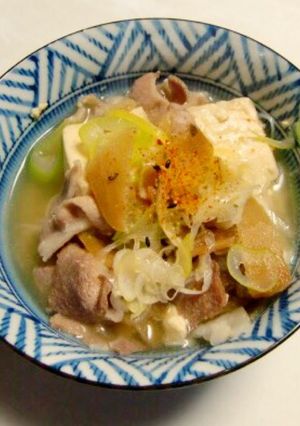 たべしょうが茶入り肉豆腐-レシピのメイン写真