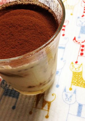 ヨーグルトとプリンでティラミスケーキ★-レシピのメイン写真