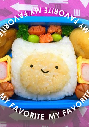 簡単♪キャラ弁＊アドベンチャータイム-レシピのメイン写真