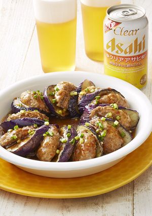 レンジで！なすとひき肉のミルフィーユ蒸し-レシピのメイン写真