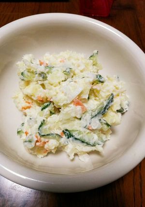 レンチン楽々皮むき！ポテトゴロゴロサラダ-レシピのメイン写真