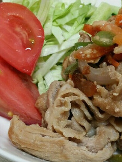 豚肉の梅肉炒め-レシピのメイン写真