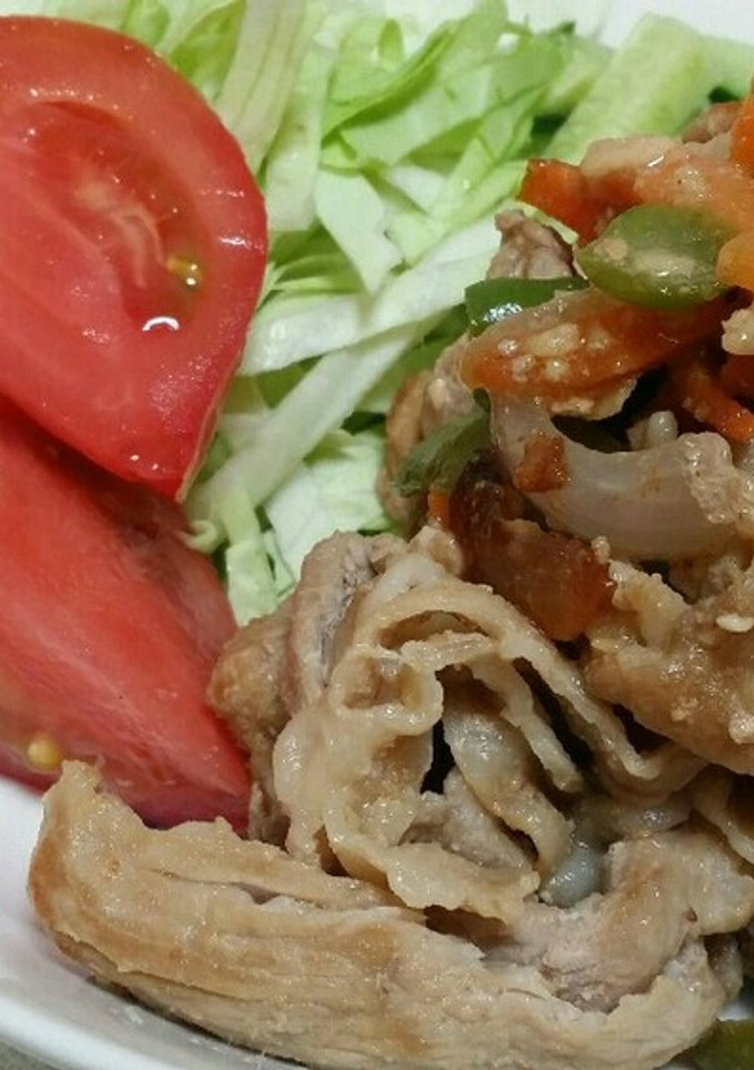 豚肉の梅肉炒め-レシピのメイン写真