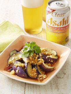 薬味たっぷり!レンジdeかんたん蒸しなす-レシピのメイン写真