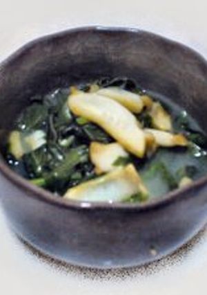 ▼◆あわびとほうれんそうの和え物◆▼-レシピのメイン写真