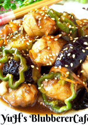 コク旨♡豚ロース&茄子の柚子胡椒南蛮-レシピのメイン写真