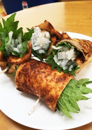 シャキシャキ大根の焼きポン油揚げロール♡-レシピのメイン写真