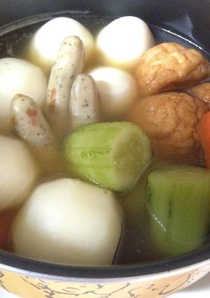 魚河岸あげとかぶと胡瓜のコンソメおでん-レシピのメイン写真